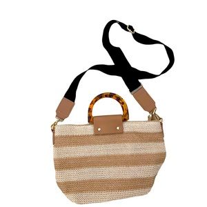 Olivia Miller mini straw tote